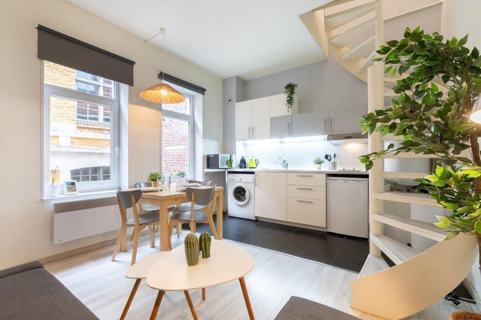 Vieux Lille Bright Duplex ! 3Pers Apartment Exterior foto